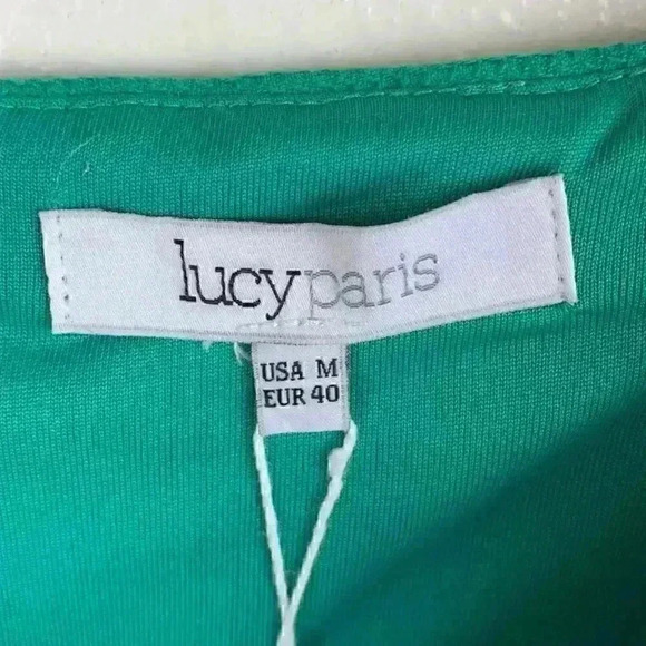 Nwt ๐ Lucy Paris green short dress with full skirt size medium - Picture 5 of 9